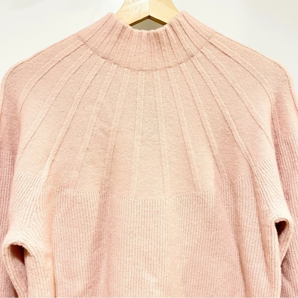Anthropologie Liora Tie Back Sweater S Wool Blend Scarf